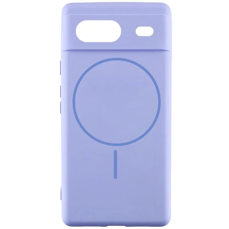 Чохол Silicone Cover Lakshmi Full Camera (AA) with Magnetic Fit для Google Pixel 7a – Бузковий / Dasheen. Фото 2 з 5