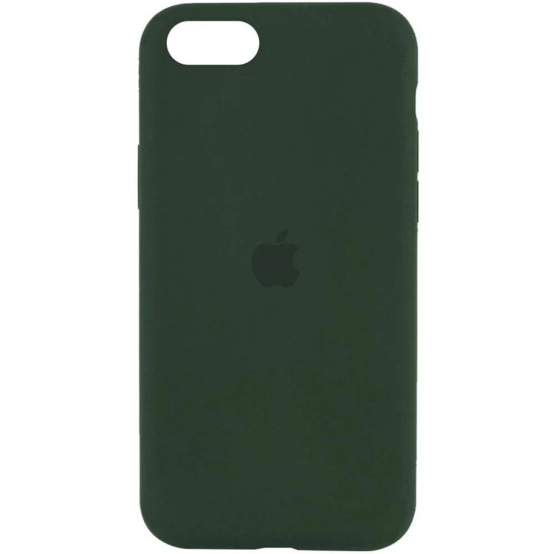 

Чехол Silicone Case с закрытым низом для Apple iPhone SE (2020) (Зеленый / Cyprus Green), Зелений / cyprus green