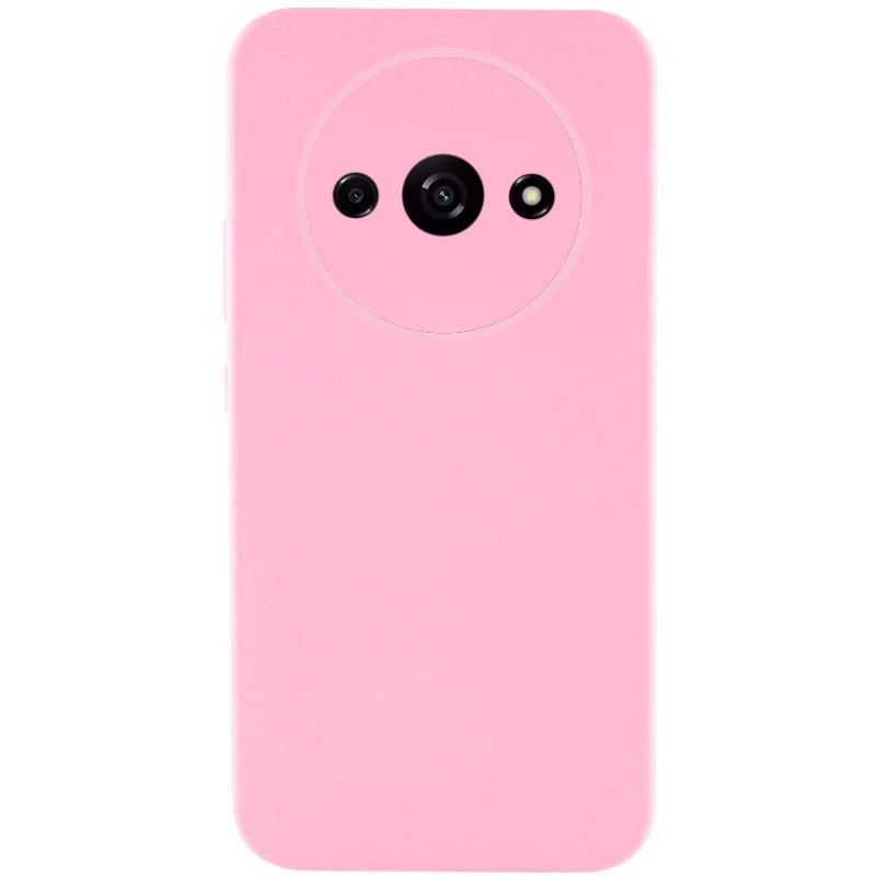 

Чехол Silicone Case Lakshmi Premium з закритою камерою на Xiaomi Redmi A3 (Розовый / Light pink), Рожевий / light pink