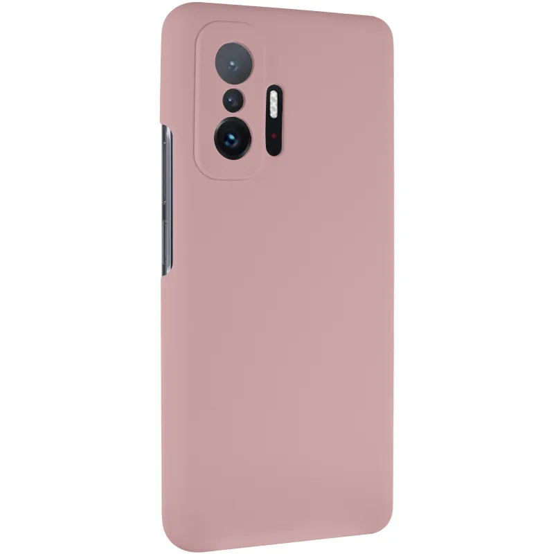 Чохол Silicone Case Lakshmi Premium із закритою камерою для Xiaomi 11T / 11T Pro – Рожевий / Pink Sand. Фото 2 з 6