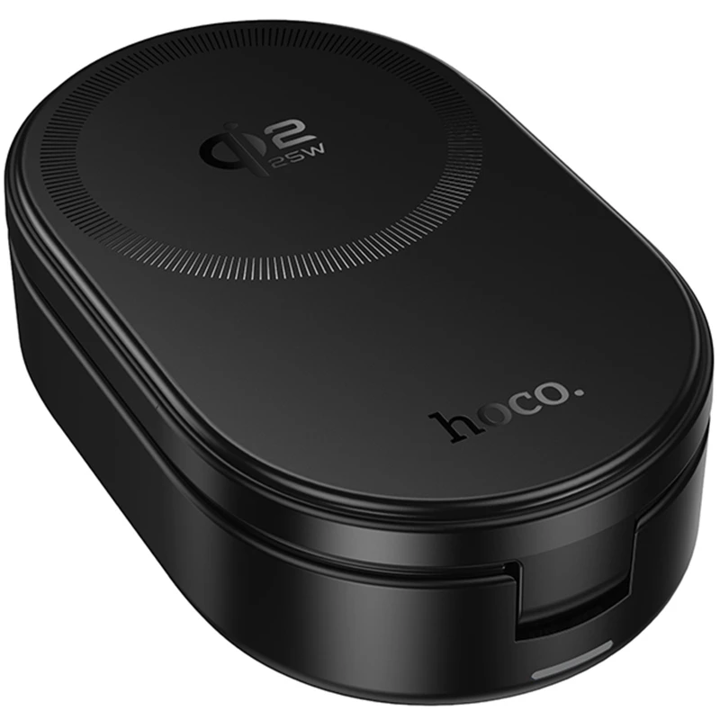 БЗУ Hoco CQ23 Pole Qi2.2 3-in-1 – Black. Фото 6 из 6