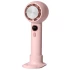 Портативний вентилятор YL007 with Display з підставкою для телефону 2000mAh – Pink. Фото 1 з 3