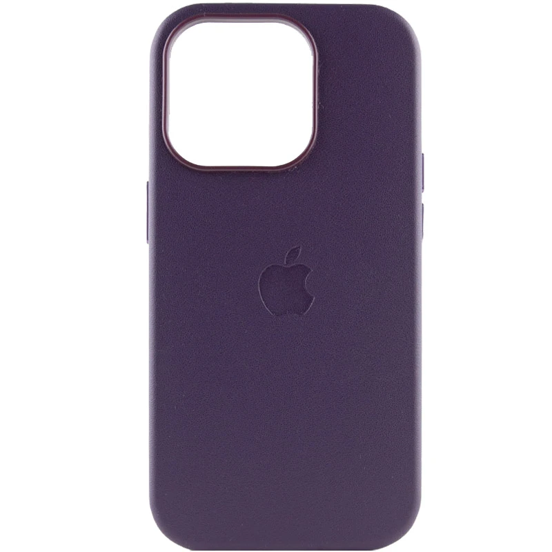 Шкіряний чохол Silicone Case Premium з MagSafe на Apple iPhone 14 Pro (6.1") – Deep Violet. Фото 2 з 7