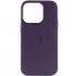 Шкіряний чохол Silicone Case Premium з MagSafe на Apple iPhone 14 Pro (6.1") – Deep Violet. Фото 2 з 7
