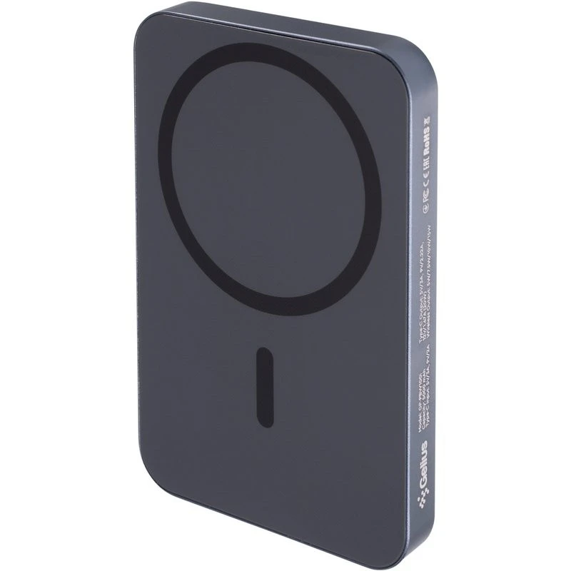 Портативний ЗП Power Bank Gelius Nexus Magnetic Wireless Charge GP-PBW100i 15W з БЗП 5000 mAh – Dark Blue. Фото 3 з 7