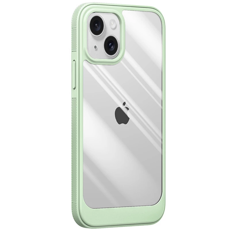 

Силіконовий чохол з щільним обідком на Apple iPhone 13 (6.1") (Green)