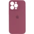 Чохол Silicone Case з захистом камери на Apple iPhone 17 Pro Max (6.9") – Бордовий / Plum. Фото 1 з 1