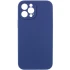Чехол с защитой камеры Silicone Case для Apple iPhone 12 Pro (6.1") – Синий / Deep navy. Фото 1 из 6