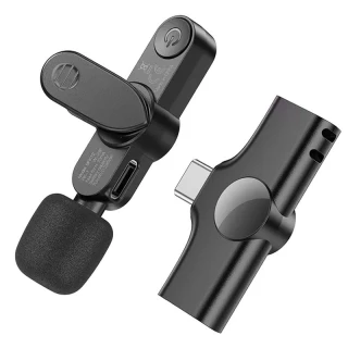 Петличний бездротовий мікрофон Borofone BFK12 Trophy lavalier Type-C фото 1 з 1