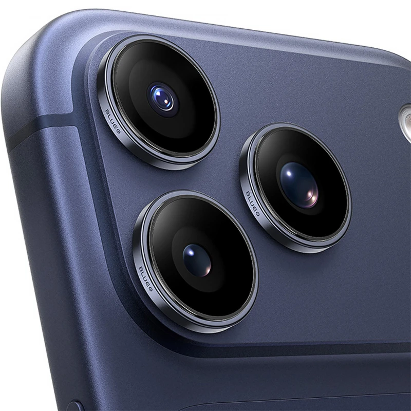 Захисне скло BlueO Sapphire на камеру для Apple iPhone 17 Pro (6.3") – Темно-синій / Dark Blue. Фото 4 з 5