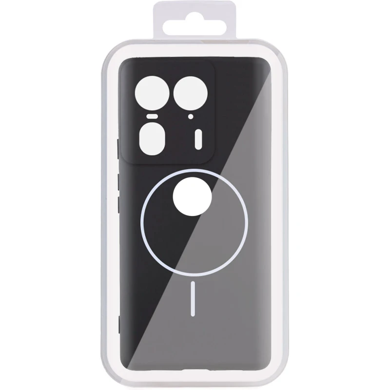 Силіконовий чохол Lakshmi MagFit з захистом камери для Motorola Edge 50 Ultra – Чорний / Black. Фото 6 з 6