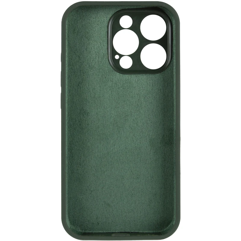 Чохол Silicone Case з захистом камери на Apple iPhone 15 Pro (6.1") – Зелений / Cyprus Green. Фото 6 з 9