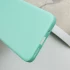 Цветной силиконовый чехол с защитой камеры для Xiaomi Redmi 12 – Зеленый / Menthol. Фото 9 из 9