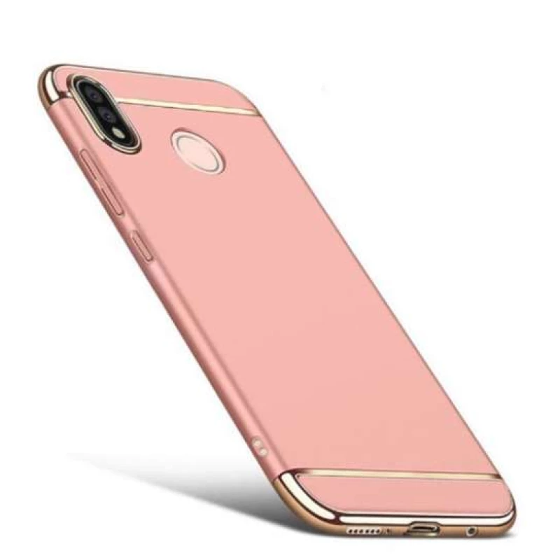 

Пластикова накладка з хромом на Huawei P Smart+ (nova 3i) (Рожевий / Rose Gold)