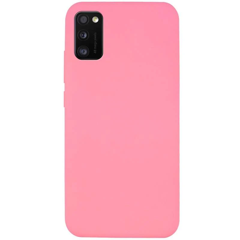 

Чехол Silicone Case без лого для Samsung Galaxy A41 (Розовый / Pink), Рожевий / pink