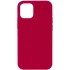 Чехол с закрытым низом Silicone Case для Apple iPhone 14 (6.1") – Красный / Rose Red. Фото 1 из 3