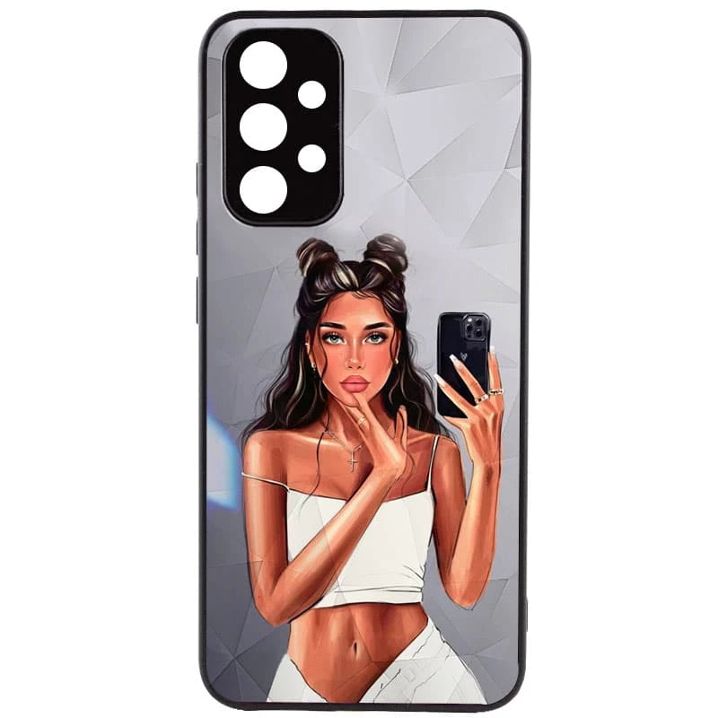 

Стеклянный чехол Prisma Ladies на Samsung Galaxy A32 (A325F) 4G (Black in White)