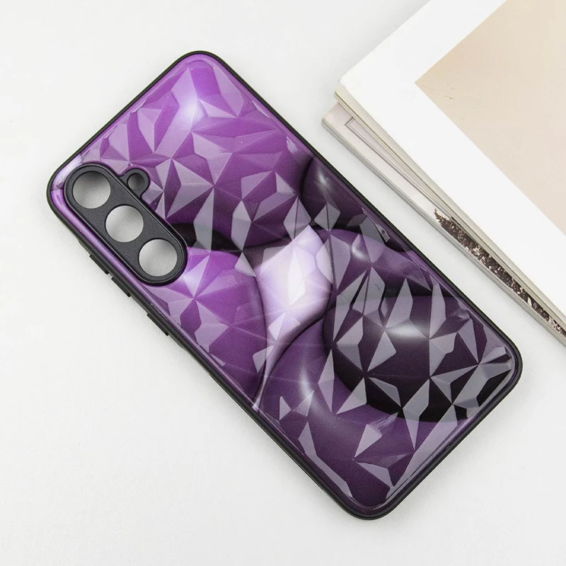 TPU+PC чохол Prisma BubbleGum для Samsung Galaxy A56 5G – 3D Purple. Фото 3 з 8