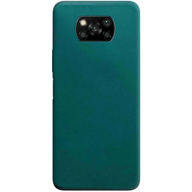 

Цветной силиконовый чехол для Xiaomi Poco X3 NFC / Poco X3 Pro (Зеленый / Forest green), Зелений / forest green