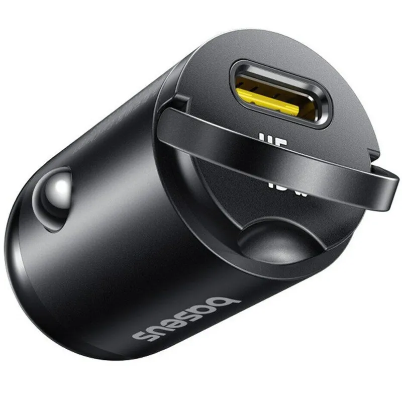 АЗП Baseus PrimeTrip VP2 PD45W (1USB-C) + кабель Type-C to Type-C (C02068) – Cosmic Black. Фото 4 з 4