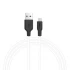 Дата кабель Hoco X21 Silicone MicroUSB Cable (1m) – Чорний / Білий. Фото 1 з 5