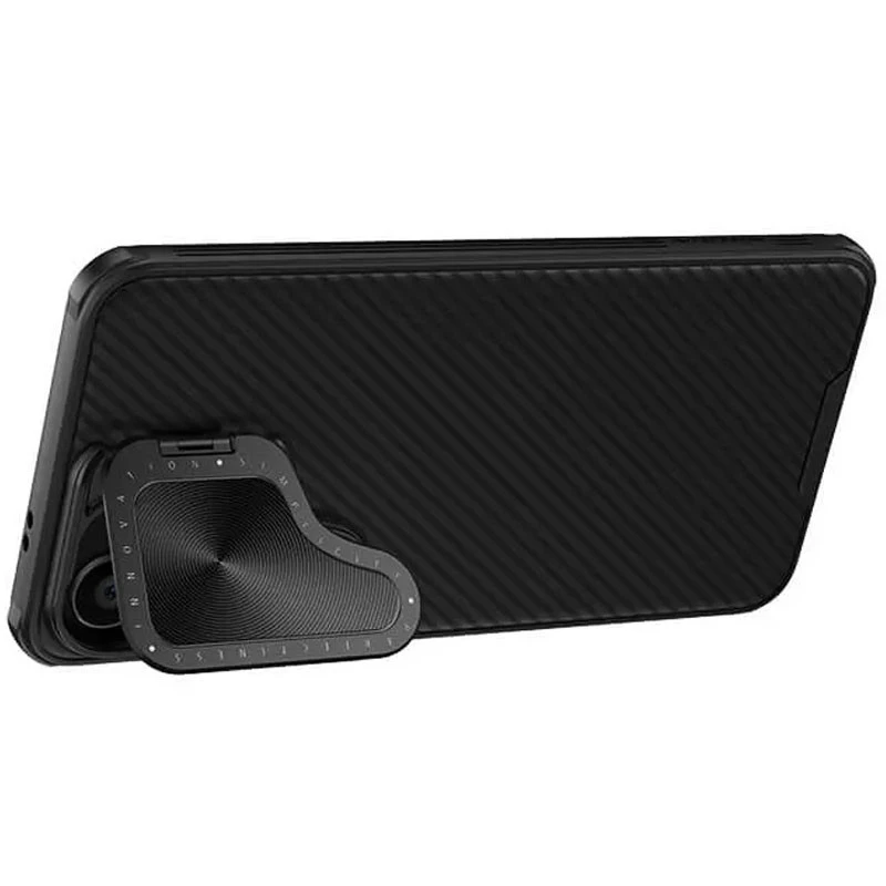 Карбонова накладка Nillkin Camshield Prop для Samsung Galaxy S24 – Black. Фото 5 з 8