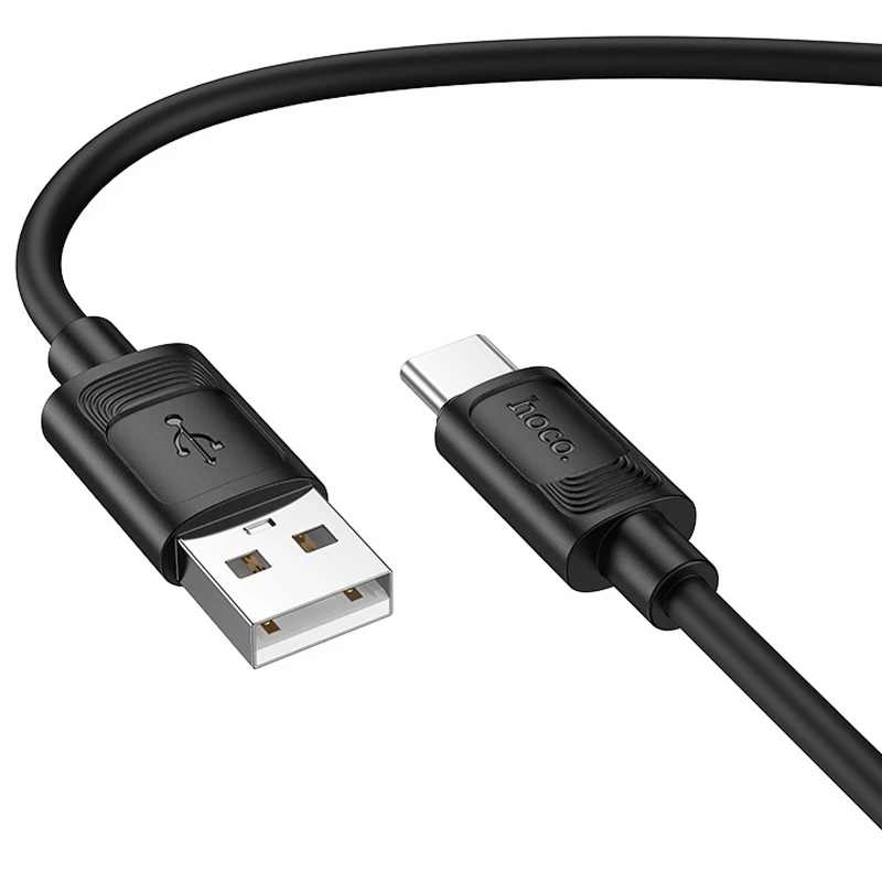 Дата кабель Hoco X122 Benefit USB to Type-C 3A (1m) – Black. Фото 2 з 4