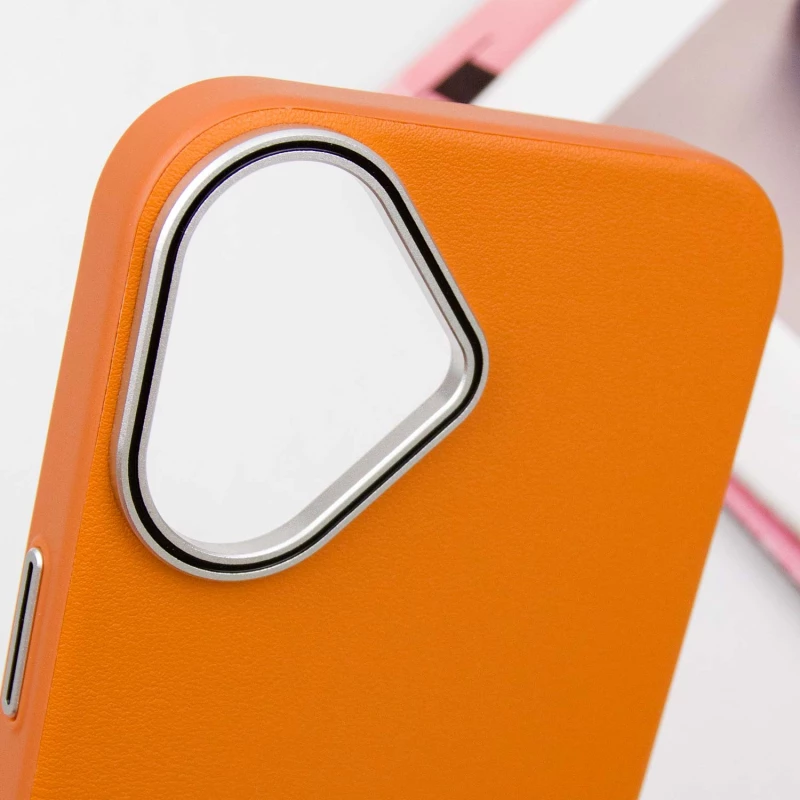 Чохол PC+Leather SGP with MagSafe для Apple iPhone 16 Plus – Brown. Фото 5 з 8