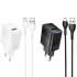 СЗУ Hoco CS111A Lounge PD22.5W (1USB-C) + кабель USB to Type-C фото 1 из 1