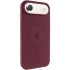 Чохол Silicone Case Full Protective (AA) V2 with MagSafe для Apple iPhone 17 Air (6.5") – Бордовий / Plum. Фото 2 з 11