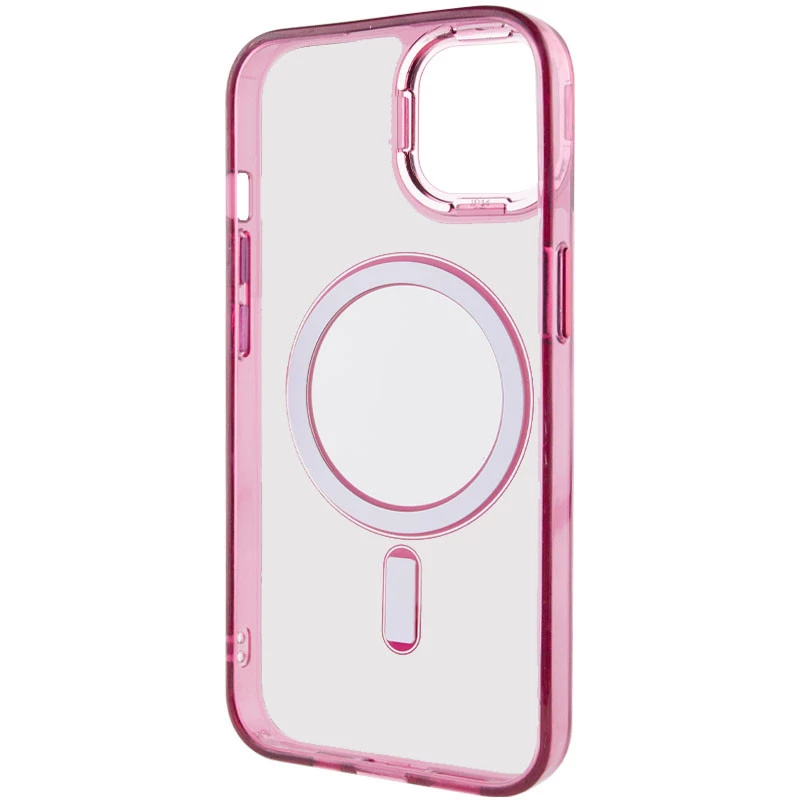 Силіконовий чохол Iris с MagSafe на Apple iPhone 12 Pro Max (6.7") – Бордовий. Фото 5 з 8