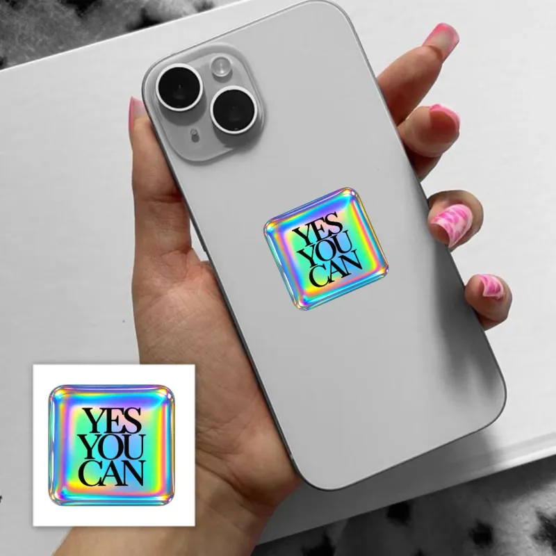 Стікер 3D до 5см Motivation color Collection – Ти все зможеш. Фото 3 з 3