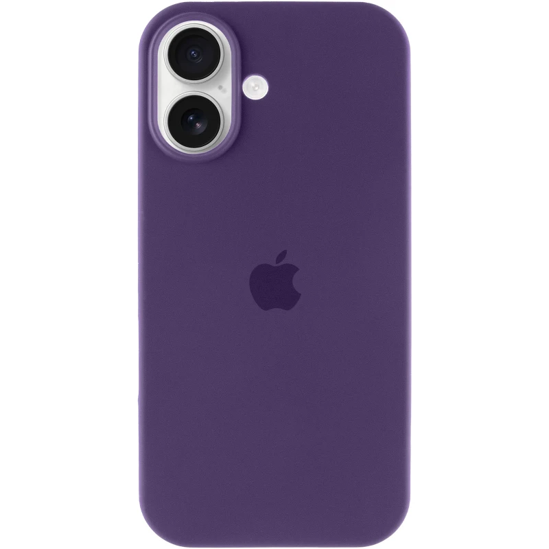 Чехол Silicone Case с закрытым низом для Apple iPhone 17 (6.3") – Фиолетовый / Amethyst. Фото 3 из 6