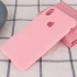 Чехол Silicone Case с закрытым низом для Apple iPhone XS (5.8") – Розовый / Pink. Фото 2 из 3