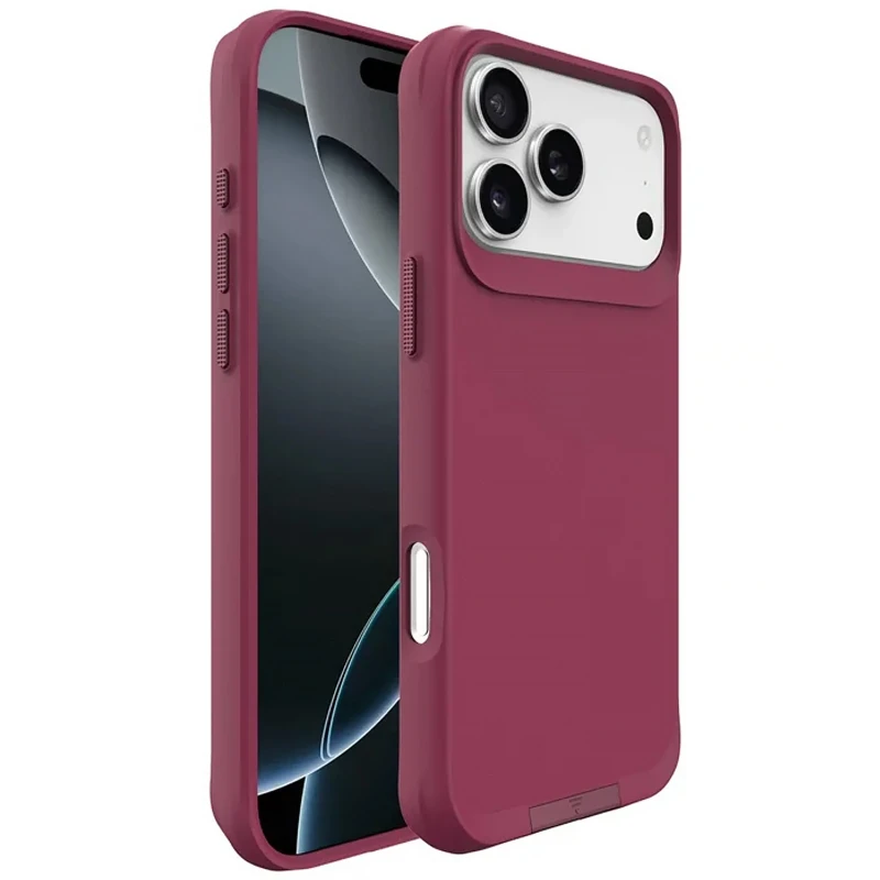 TPU+PC чохол Space Taurustar Magsafe with kickstand для Apple iPhone 17 Pro Max (6.9") – Wine Red. Фото 1 з 4