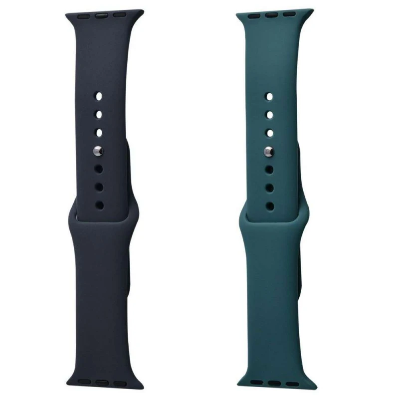 

Силіконовий ремінець для Apple Watch Sport Band 42 / 44 (S) 2pcs