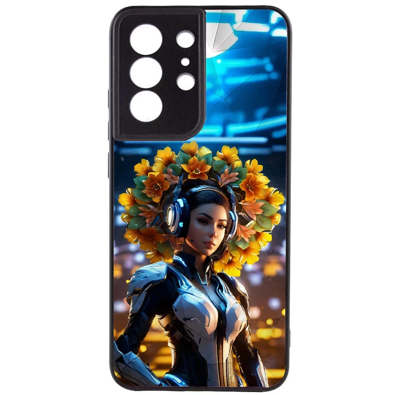 

Стеклянный чехол Prisma Ladies на Samsung Galaxy S22 Ultra (Cyberpunk)