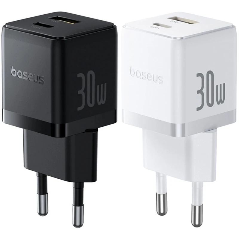 МЗП Baseus Palm Fast Charger 30W (1USB-A/1C) (P1011160A) фото 1 з 1