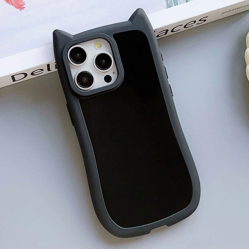 Чехол Kitty with straps для Apple iPhone 12 Pro (6.1") – Black. Фото 6 из 7