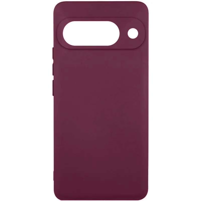Чехол Silicone Case Lakshmi Premium з закритою камерою на Google Pixel 9a – Бордовый / Plum. Фото 1 из 1