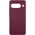 Чехол Silicone Case Lakshmi Premium з закритою камерою на Google Pixel 9a – Бордовый / Plum. Фото 1 из 1
