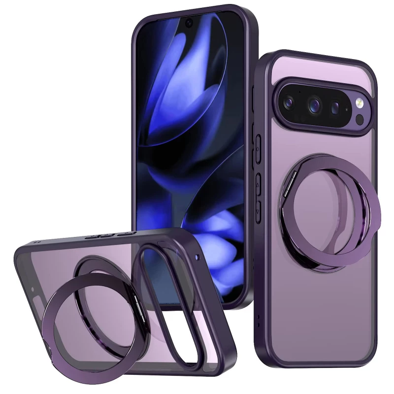 Чехол TPU+PC Aura Fold для Google Pixel 10 Pro – Purple. Фото 1 из 5