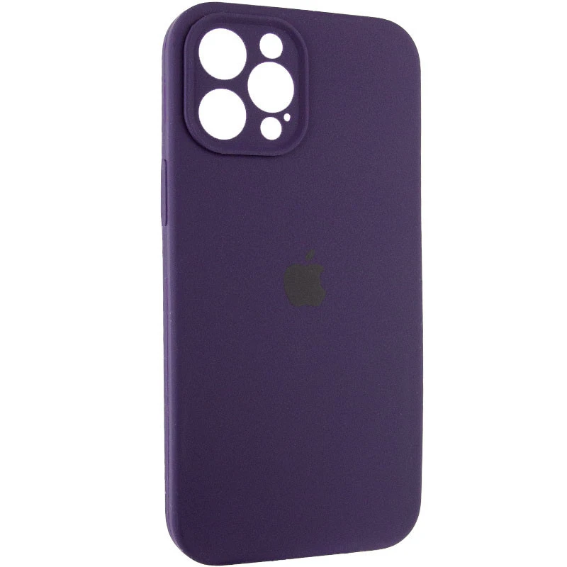 Чохол з захистом камери Silicone Case для Apple iPhone 12 Pro Max (6.7") – Фіолетовий / Elderberry. Фото 2 з 6