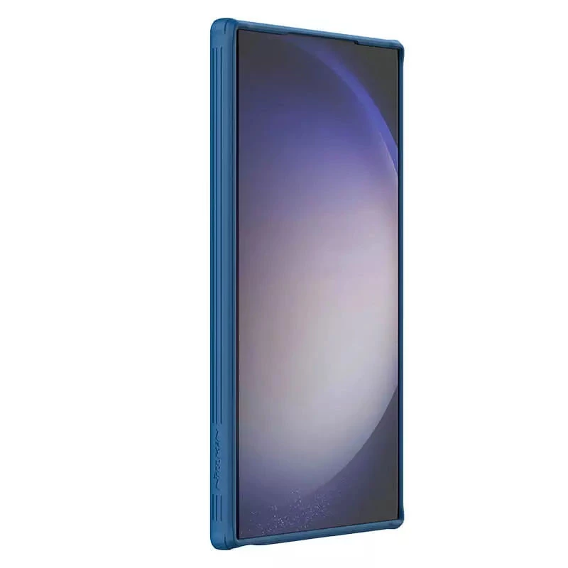 Карбонова накладка Nillkin Camshield Prop для Samsung Galaxy S24 Ultra – Blue. Фото 4 з 7
