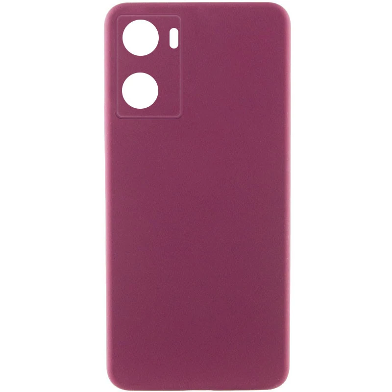 

Чохол Silicone Case Lakshmi Premium з закритою камерою на Oppo A57s (Бордовий / Plum)