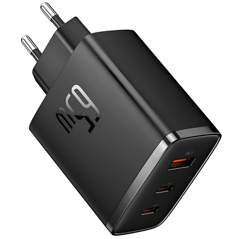 МЗП Baseus Cube Pro Fast Charger PD65W (1USB-A/2C) (P10111404) фото 1 з 1