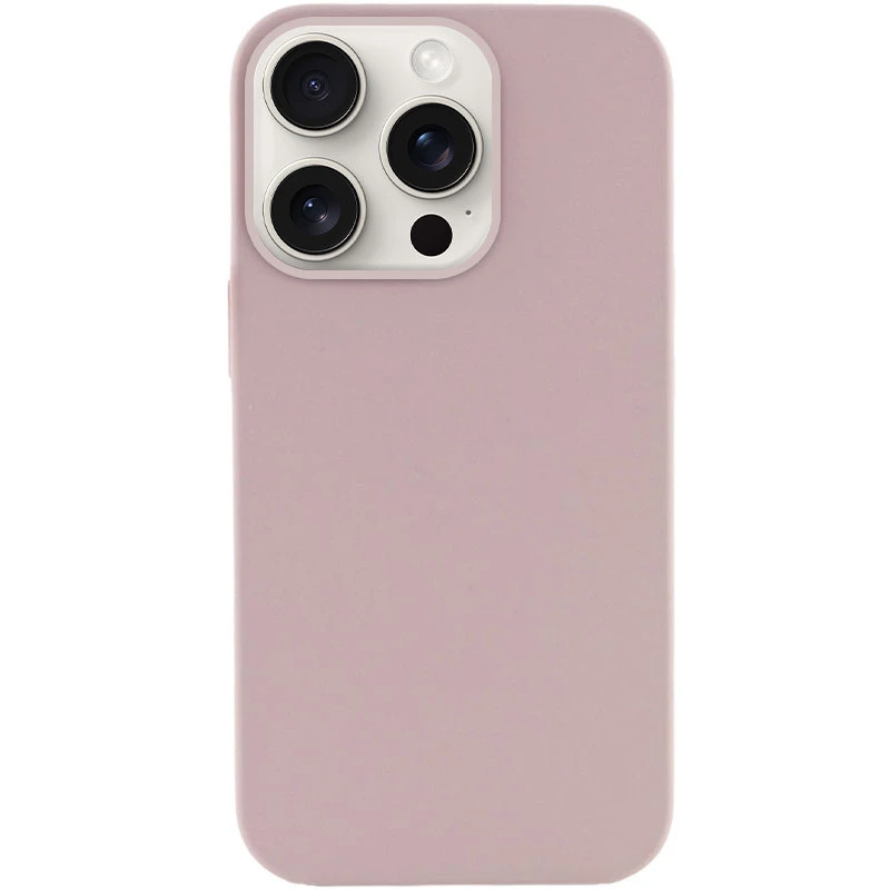 Чохол з закритим низом Silicone Case на Apple iPhone 17 Pro (6.3") – Сірий / Lavender. Фото 2 з 2