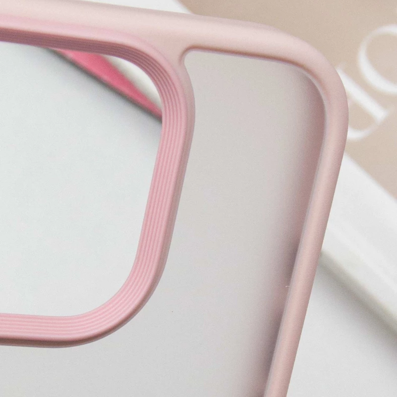 TPU+PC с металлическими кнопками для Apple iPhone 16 Pro Max – Розовый. Фото 13 из 13