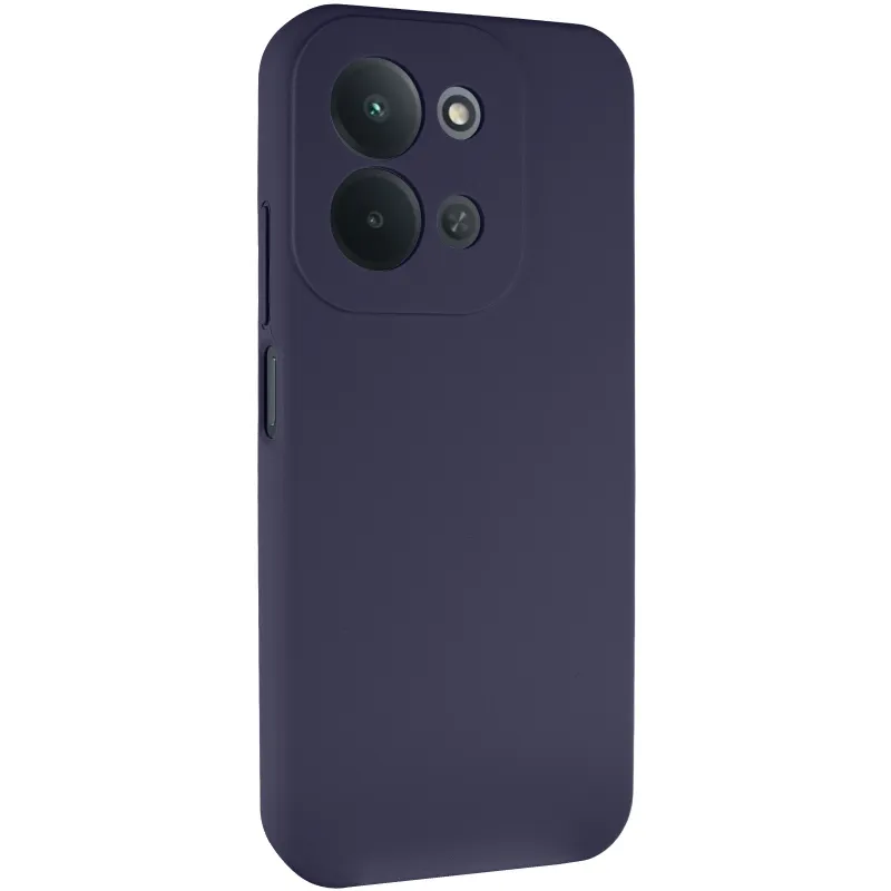 Чехол Silicone Case Lakshmi Premium з закритою камерою на Xiaomi Redmi 15C (Global) – Темно-синий / Midnight blue. Фото 2 из 6
