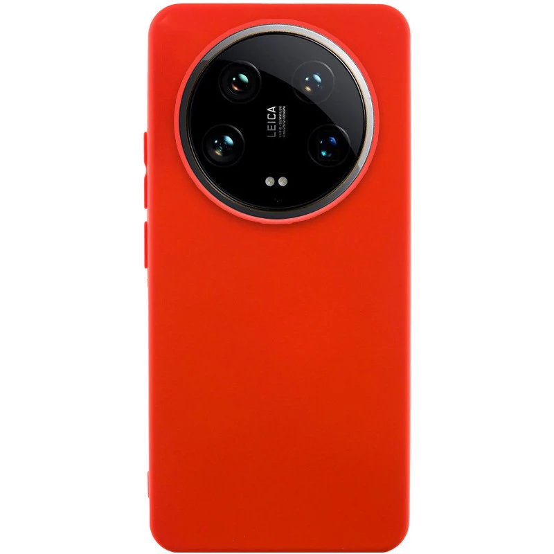 Чехол Silicone Case Lakshmi Premium на Xiaomi 14 Ultra – Красный / Red. Фото 1 из 3
